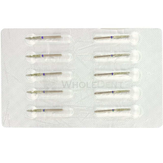 DSI FG Diamond Burs High Speed Torpedo Cone Head Handpiece-FG Diamond Burs-WholeDent.com