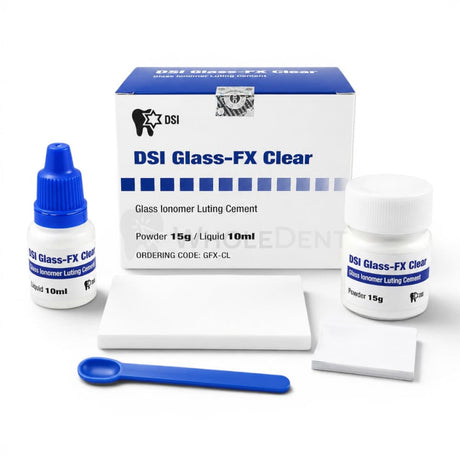  DSI Glass FX Clear Ionomer Cement - Permanent Cement 