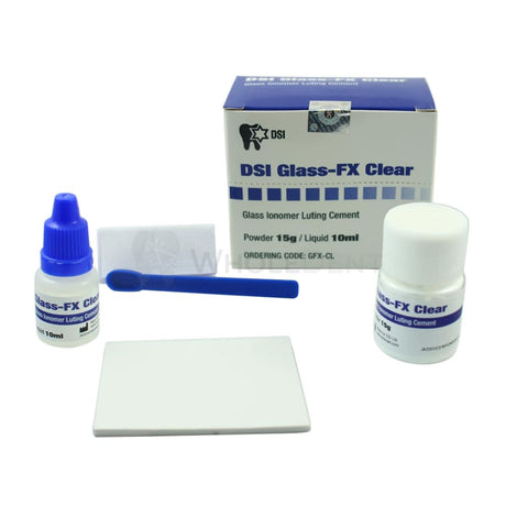  DSI Glass FX Clear Ionomer Permanent Cement 
