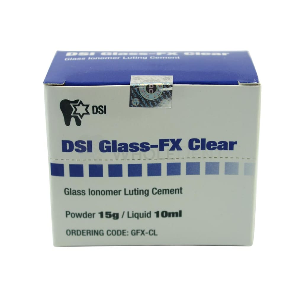 DSI Glass FX Clear Ionomer Permanent Cement