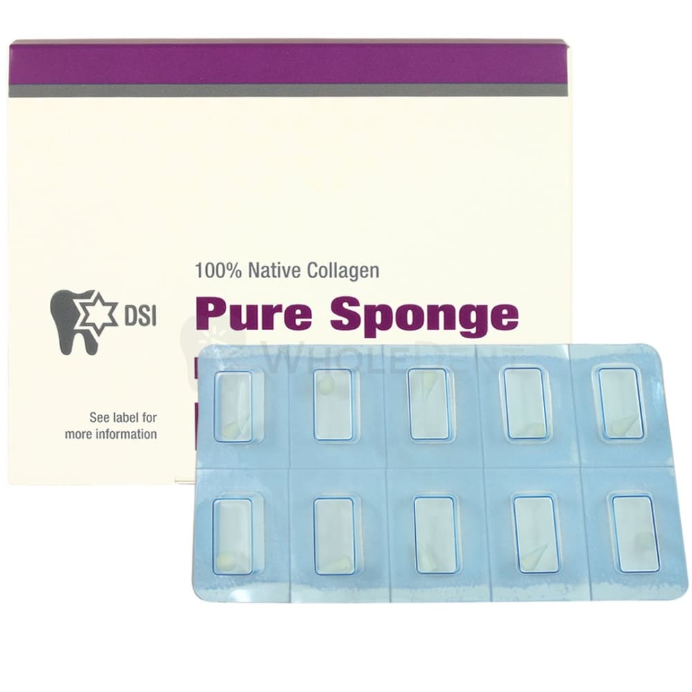 DSI Pure Sponge Collagen Plug-Collagen Sponge-WholeDent.com