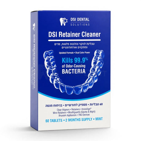  DSI Retainer Cleaner 60 Tablets - Retainer Cleaner Tablets 