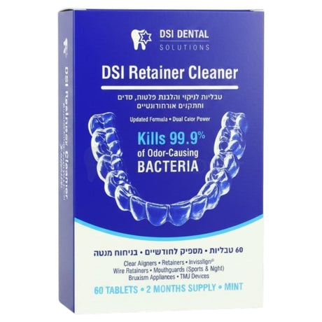  DSI Retainer Cleaner 60 Tablets - Retainer Cleaner Tablets 
