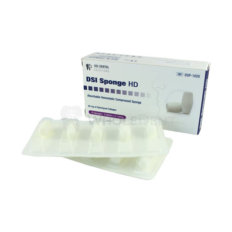  Dsi Sponge Hd Compressed Collagen Plug 