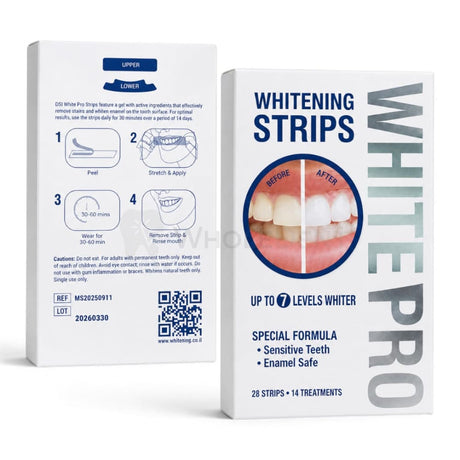  DSI White Pro - Teeth Whitening Strips - Whitening Gel 