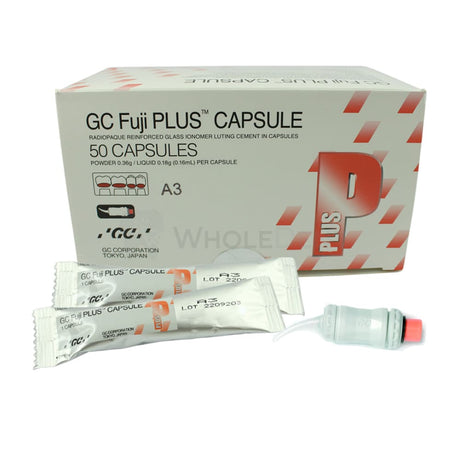  Gc Fuji Plus Glass Ionomer Luting Cement Capsules Dental 