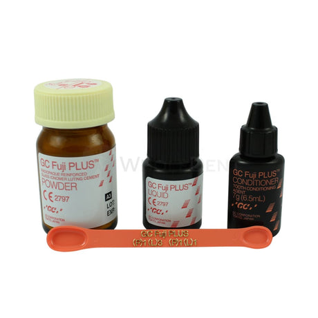  Gc Fuji Plus Glass Ionomer Luting Cement Set Dental 