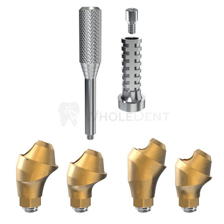 GDT Angled Multi Unit+Titanium Sleeve Set 17° 30° Conical Connection RP-Angled Multi Unit-WholeDent.com 