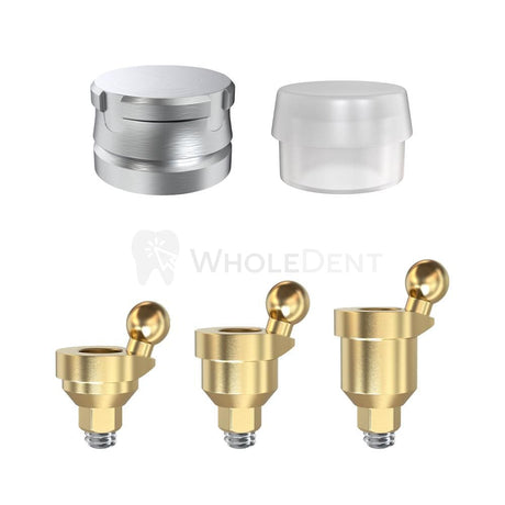  GDT Angulated 18° Standard Ball Attachment Set-Ball Attachments-WholeDent.com 
