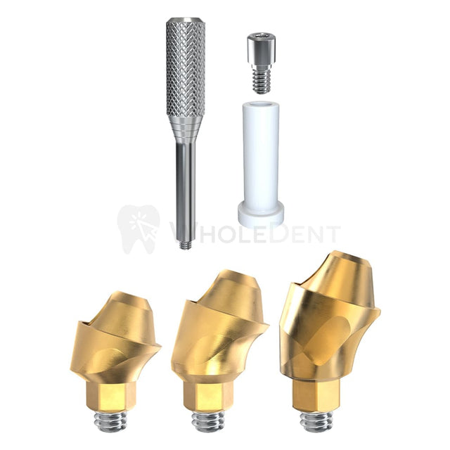 Gdt Angulated Multi Unit + Plastic Sleeve Set 17°