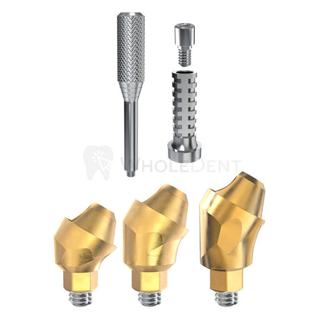  Gdt Angulated Multi Unit + Titanium Sleeve Set 30° 