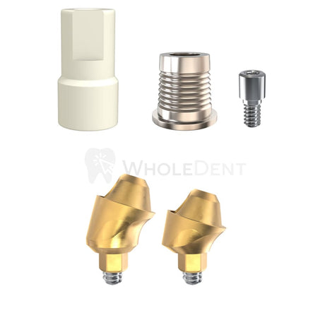  Gdt Angulated Titanium Multi Unit Cad/cam Set 17° Slim Platform 