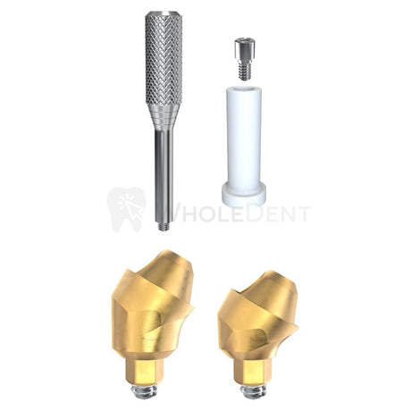  GDT Angulated Titanium Multi Unit 30° + Plastic Sleeve Slim Platform-Angulated Multi Unit-WholeDent.com 