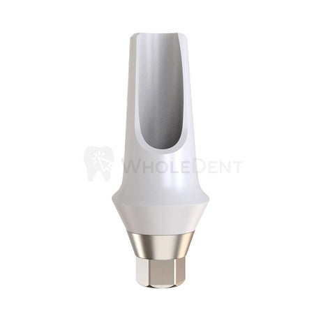  GDT Angulated Zirconia Abutment 15° With Titanium Base Conical Connection Narrow Platform (NP)-Zirconia Abutments-WholeDent.com 