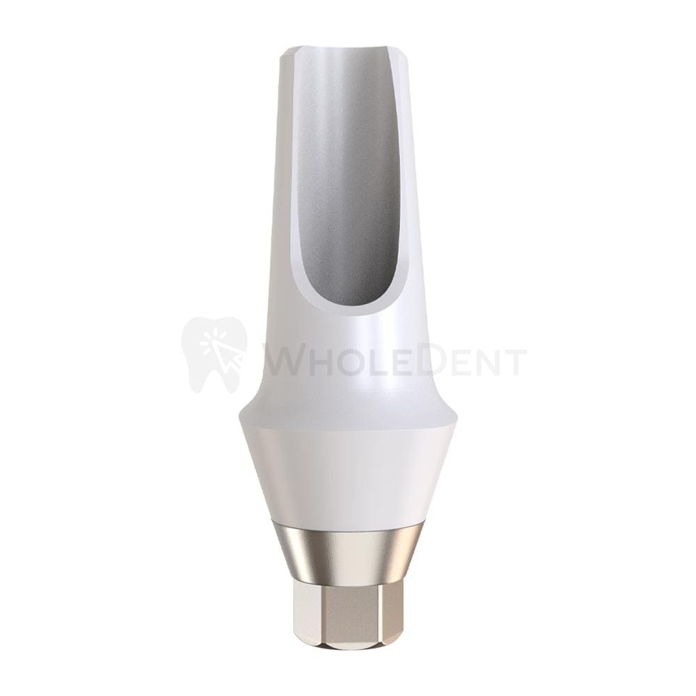GDT Angulated Zirconia Abutment 15° With Titanium Base Conical Connection Narrow Platform (NP)-Zirconia Abutments-WholeDent.com