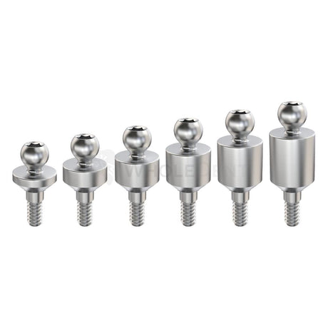  GDT Ball Attachment Slim Platform-Ball Attachments-WholeDent.com 