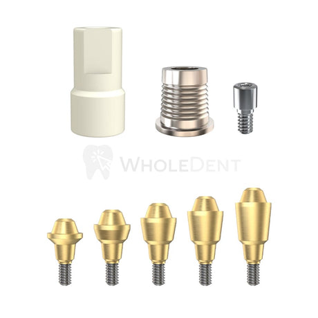  Gdt Conical Connection Straight Multi Unit Cad/cam Set Rp 