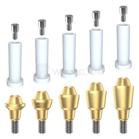  GDT Conical Connection Straight Multi Unit Plastic Set RP-Straight Multi Unit-WholeDent.com 