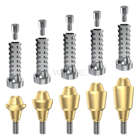  GDT Conical Connection Straight Multi Unit Titanium Set NP-Straight Multi Unit-WholeDent.com 