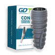  Gdt Implants Crp Spiral Conical Connection Implant Regular Platform (Rp) Dental 