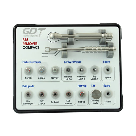  Gdt Implants Fixture & Screw Remover Compact Kit Surgical 