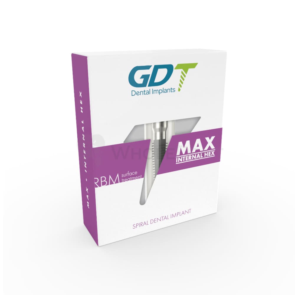 Gdt Implants Max Basal/Cortical Spiral Implant Internal Hex Dental