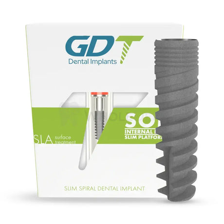  GDT Implants SOL Slim Platform Spiral Implant Internal Hex 2.0mm Dental Implant 