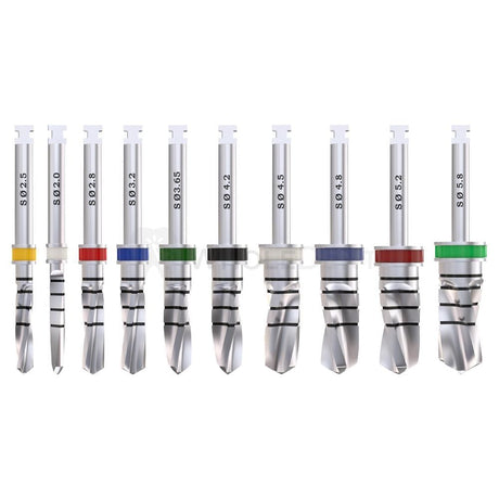  GDT Short Drills 11.5mm External Irrigated-Implant Drills-WholeDent.com 