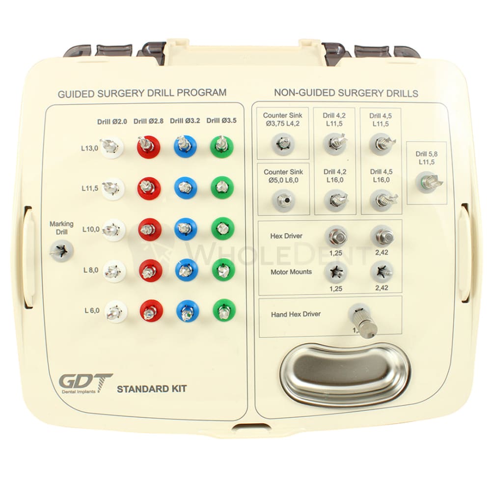 Gdt Standard Guided Surgery Drills Surgical Kit