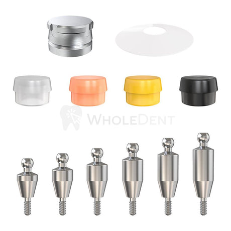  GDT Straight Ball Attachment Premium Kit Conical NP-Ball Attachments-WholeDent.com 