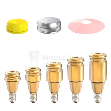  GDT Straight Click Attachment Extra Soft Silicone Set Conical RP-Click Attachment-WholeDent.com 