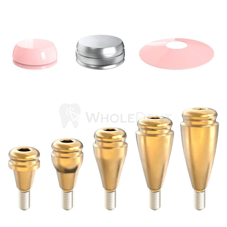  GDT Straight Click Attachment Soft Silicone Set Conical NP-Click Attachment-WholeDent.com 