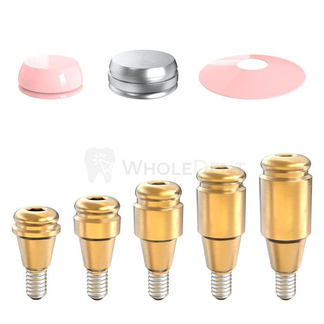  GDT Straight Click Attachment Soft Silicone Set Conical RP-Click Attachment-WholeDent.com 