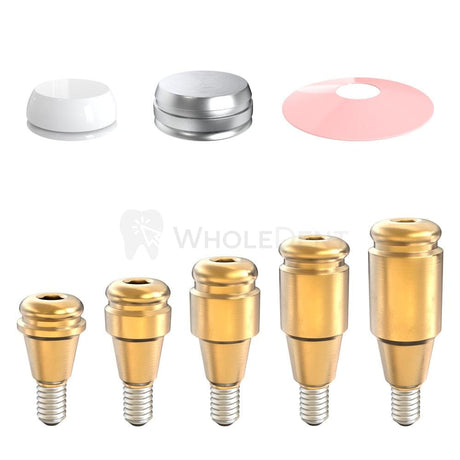  GDT Straight Click Attachment Standard Silicone Set Conical RP-Click Attachment-WholeDent.com 