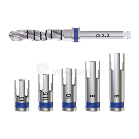  Gdt Straight Drill With Stoppers Set Ø3.2Mm 