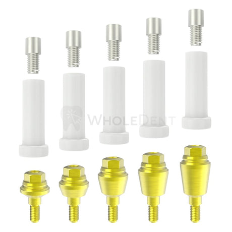 Gdt Straight Multi Click Abutment + Plastic Sleeve Set Click