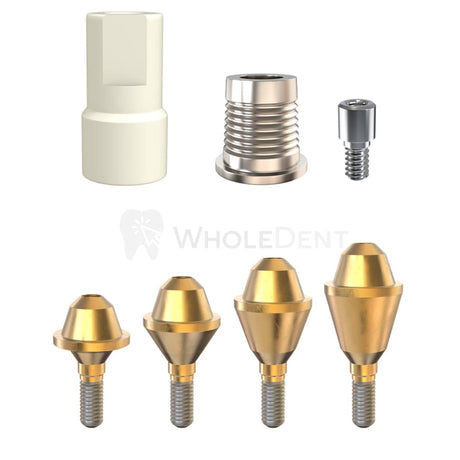  Gdt Straight Titanium Multi Unit Cad/cam Set Slim Platform 