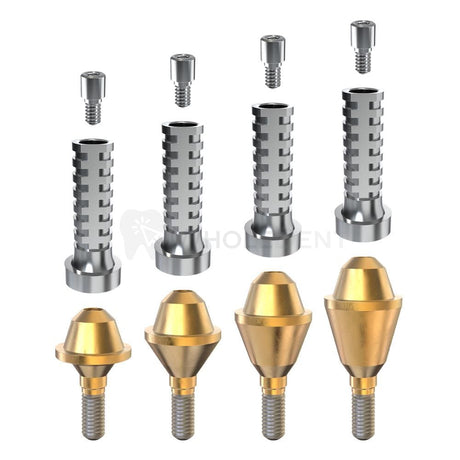  GDT Straight Titanium Multi Unit Titanium Sleeve Set Slim Platform-Straight Multi Unit-WholeDent.com 