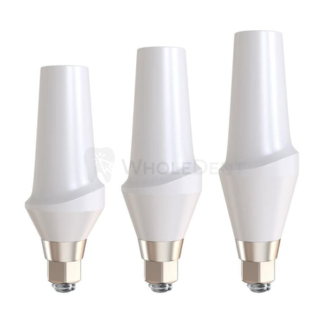  GDT Straight Zirconia Abutment With Titanium Base Conical Connection Narrow Platform (NP)-Zirconia Abutments-WholeDent.com 