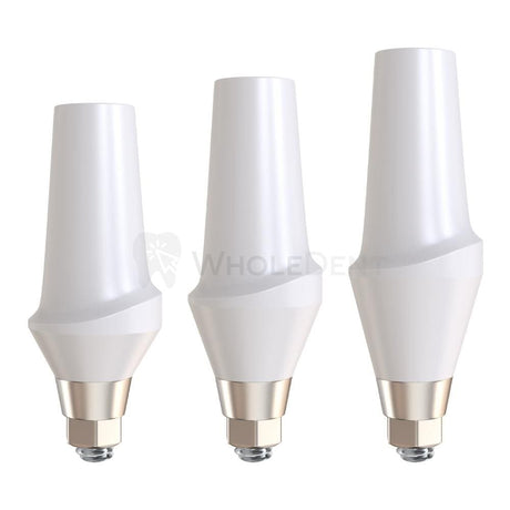 GDT Straight Zirconia Abutment With Titanium Base Conical Connection Regular Platform (RP)-Zirconia Abutments-WholeDent.com