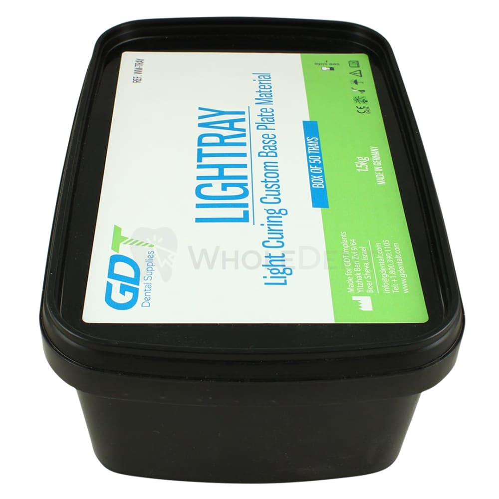 GDT Supplies LighTray Light Curing Custom Base Plate Material WholeDent