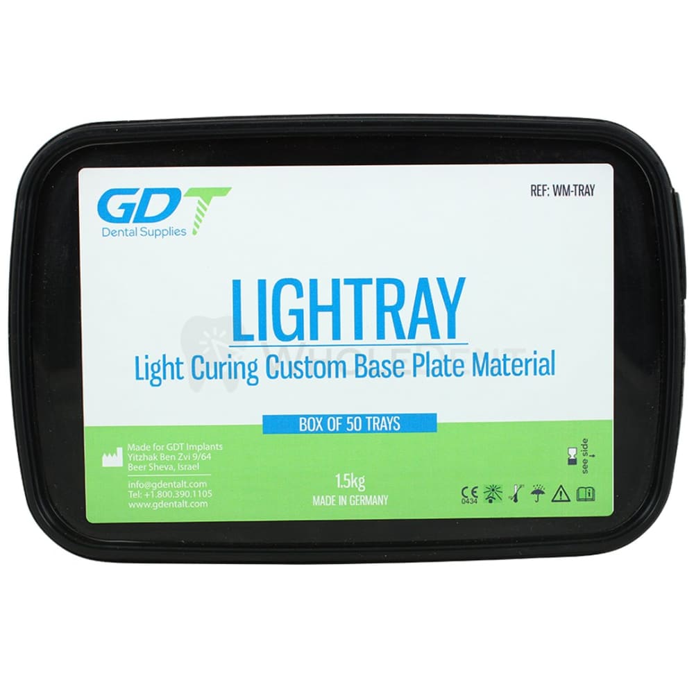 Gdt Supplies Lightray Light Curing Custom Base Plate Material