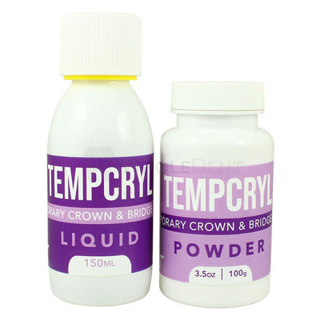 Gdt Supplies Tempcryl Resin Powder 100G And Liquid 150Ml Set Acrylic