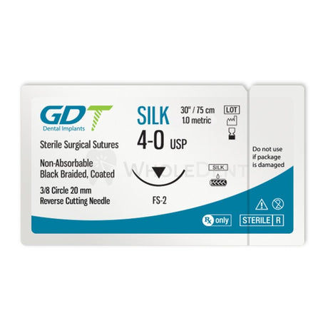 GDT Surgical Braided Silk Suture-Surgical Suture-WholeDent.com