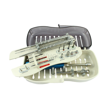 Surgical Kit For Basal Cortical Implants half open