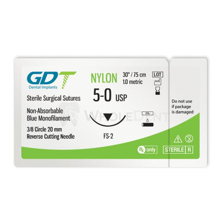 GDT Surgical Monofilament Nylon Suture-Surgical Suture-WholeDent.com