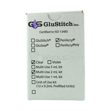 Glustitch Periacryl Clear Oral Tissue Adhesive
