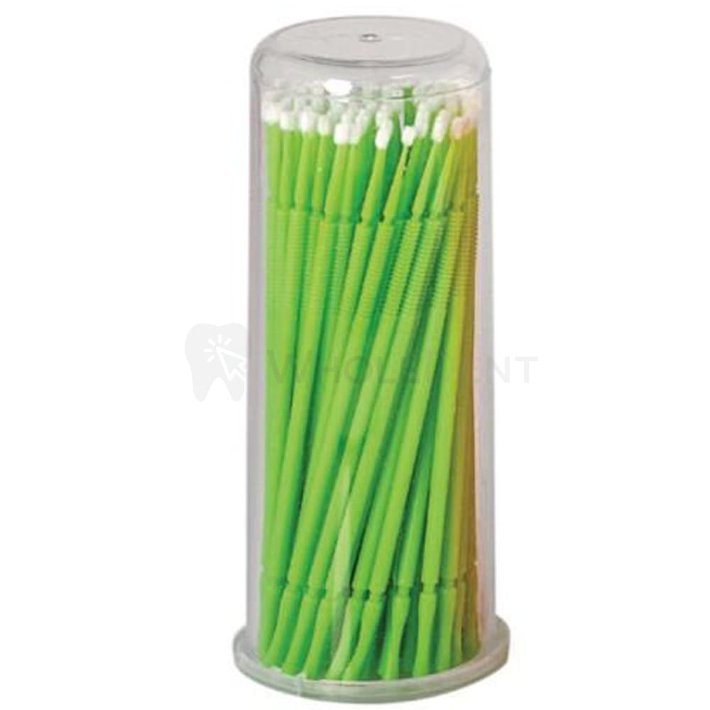 Imicryl Micro Brushes Applicators Quantity / Green Large-3Mm