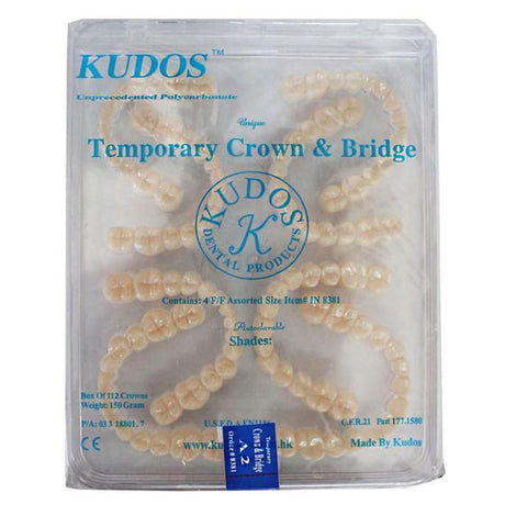 Kudos Provisional Temporary Crowns and Bridge-Provisional Crowns-WholeDent.com