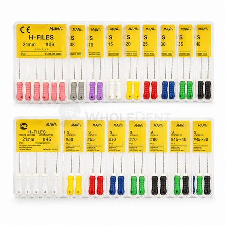  Mani H Files Root Canal Hand Files 21mm - Hand Files 